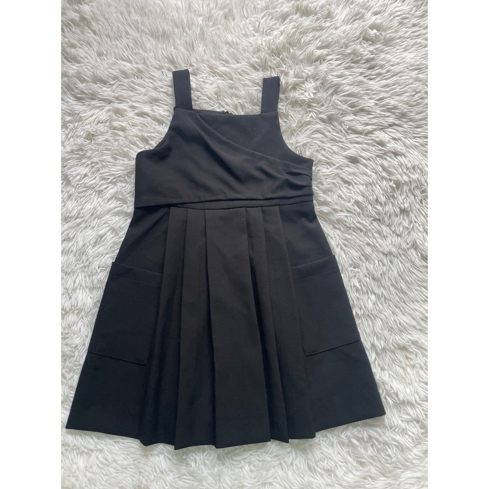 Zara Pinafore Pleated Dress